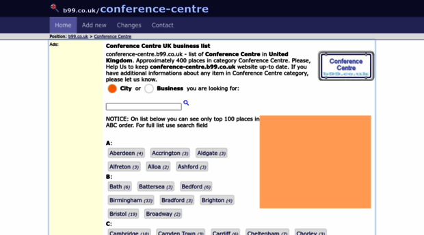 conference-centre.b99.co.uk