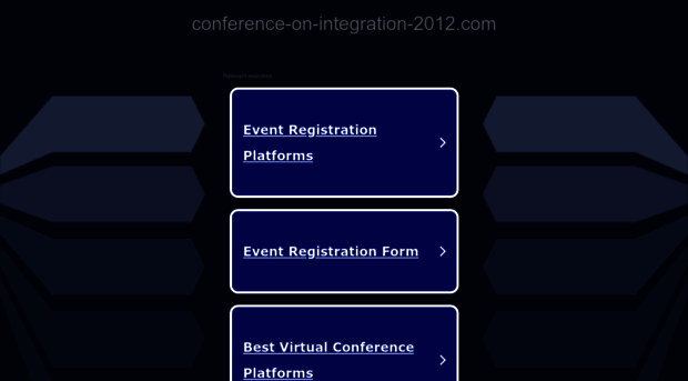 conference-on-integration-2012.com