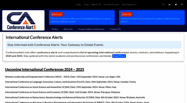 conferencealert.com