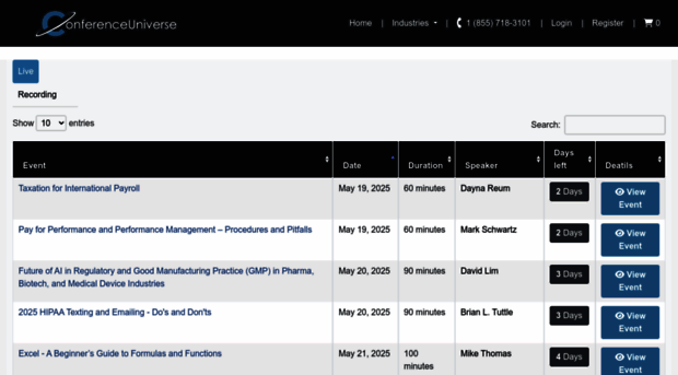 conferenceuniverse.com