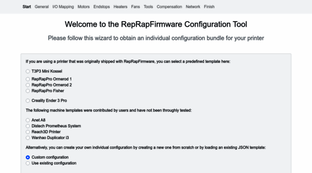 configurator.reprapfirmware.org