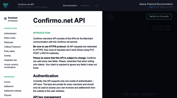 confirmonetapi.docs.apiary.io