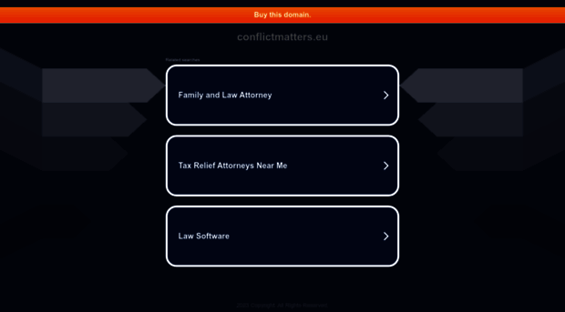 conflictmatters.eu