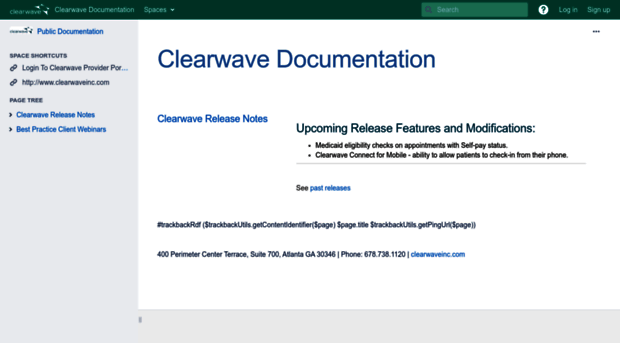 confluence.clearwaveinc.com