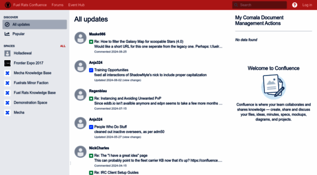 confluence.fuelrats.com