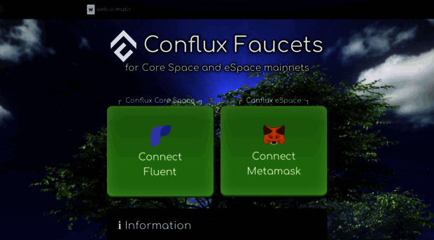 conflux-faucets.com