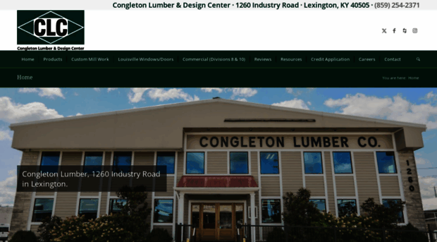 congletonlumber.com