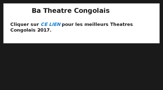 congo-theatre.com
