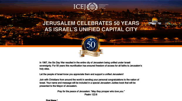 congratulatejerusalem.org