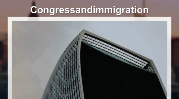 congressandimmigration.com