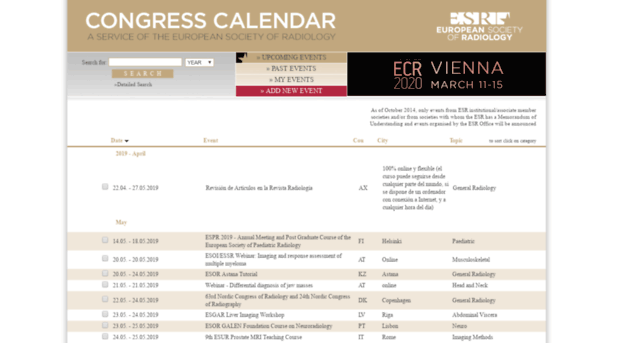 congresscalendar.myesr.org