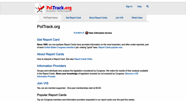 congressionalreportcards.org