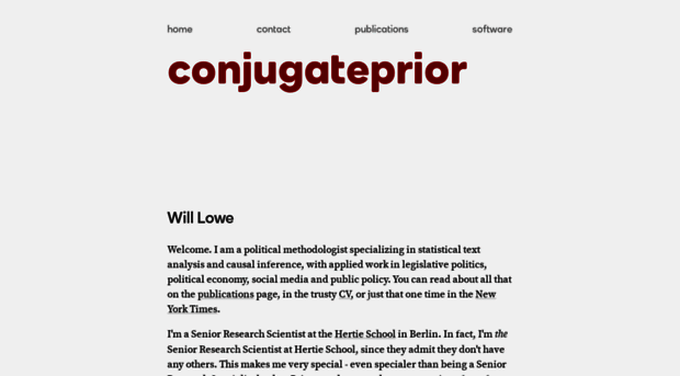 conjugateprior.org