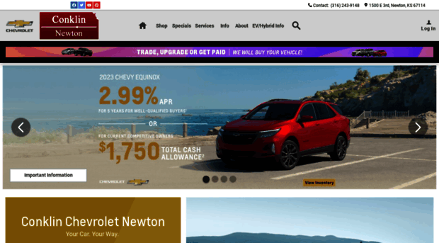 conklinchevroletnewton.com