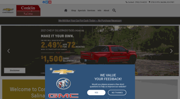 conklinchevroletsalina.com