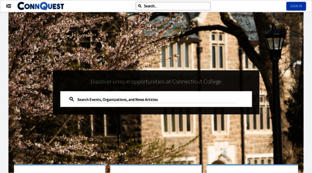 conncoll.collegiatelink.net