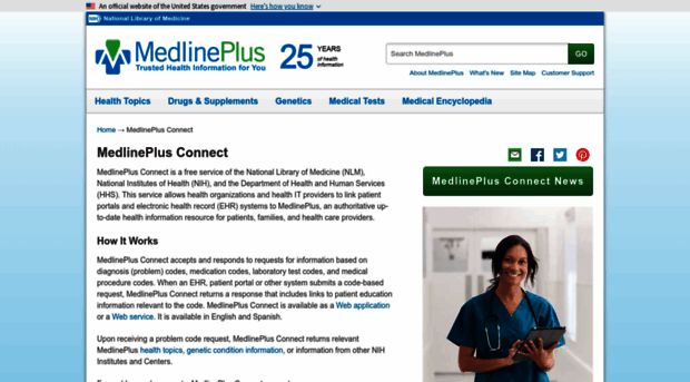 connect.medlineplus.gov