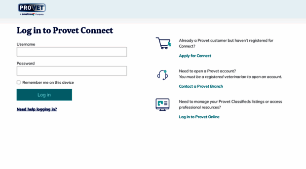 connect.provet.com.au - Log in to Provet Connect - Connect Provet