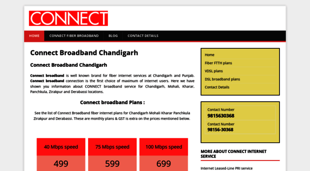 connectbroadbandchandigarh.in