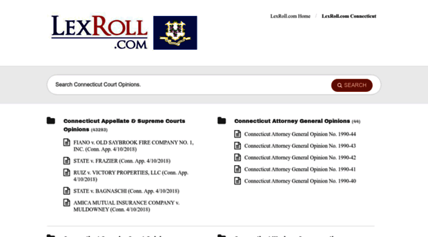 connecticut.lexroll.com