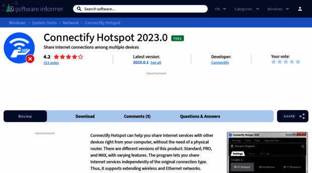 connectify-hotspot.software.informer.com