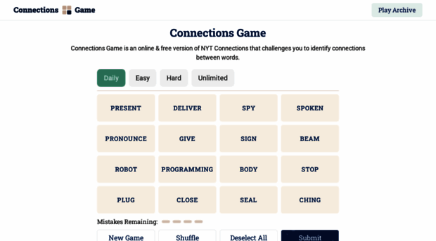 connections-game.net