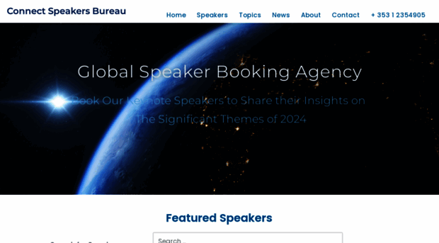 connectspeakersbureau.com