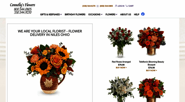 connellysflowers.com