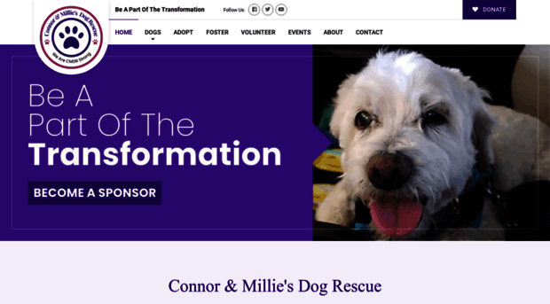 connorandmilliesdogrescue.org