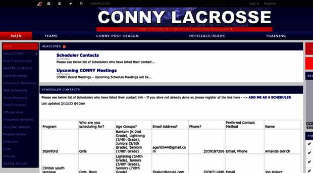 connylacrosse.org