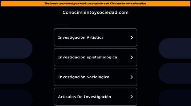 conocimientoysociedad.com