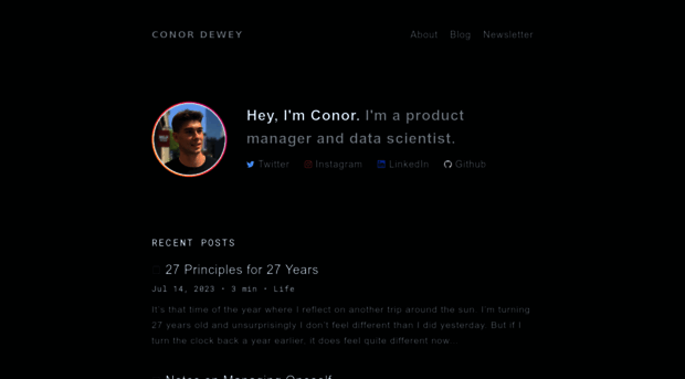 conordewey.com