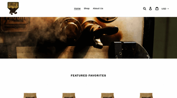 conradscoffee.com