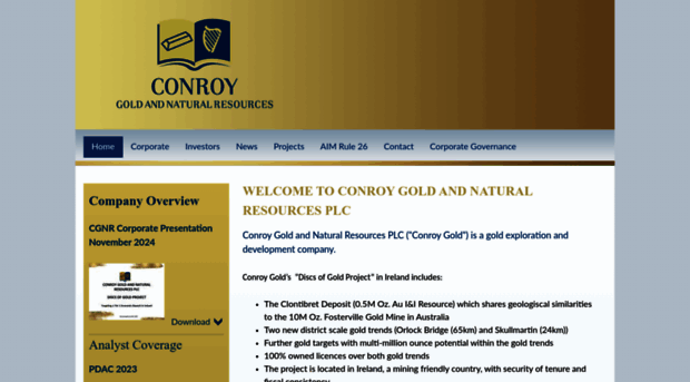 conroygoldandnaturalresources.com