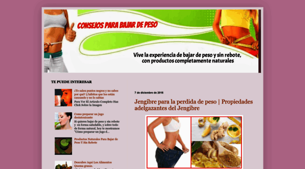 consejosparabajardepesoysinrebote.blogspot.com