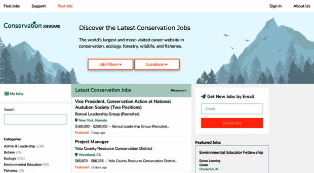 conservationjobboard.com