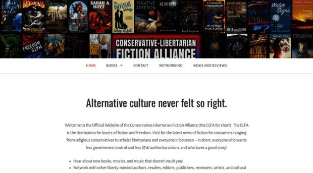 conservativelibertarianfictionalliance.com