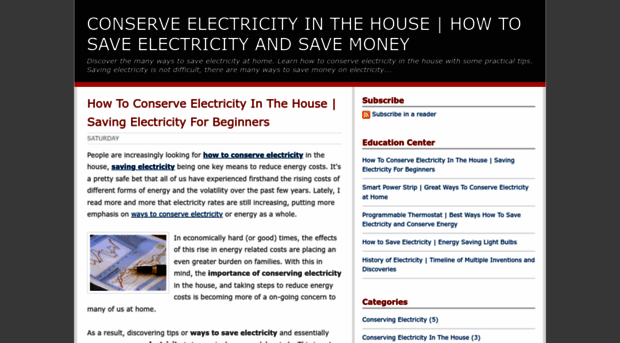 conserving-electricity-in-the-house.blogspot.com