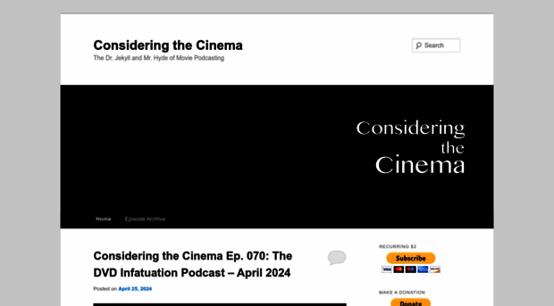 consideringthecinema.com