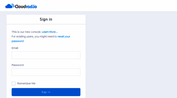 console.cloudrad.io
