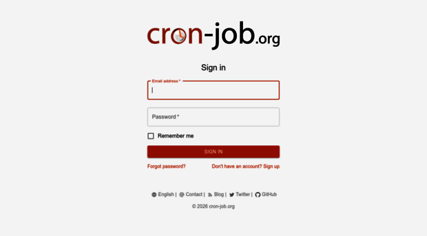 console.cron-job.org - cron-job.org Console - Console Cron Job