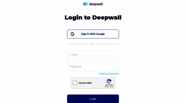 console.deepwall.com