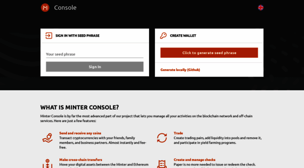 console.minter.network