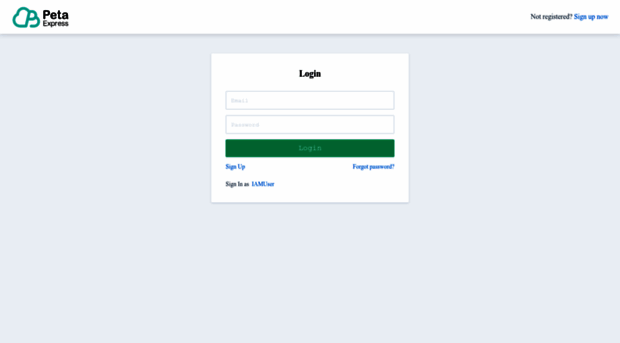 console.petaexpress.com