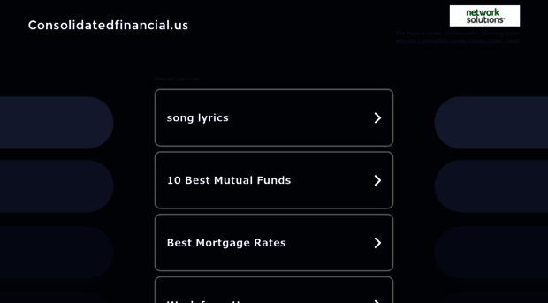 consolidatedfinancial.us