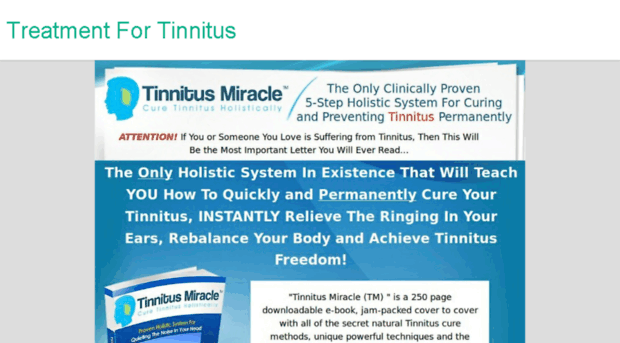 constant-ringing-in-ears.treatment-for-tinnitus.com
