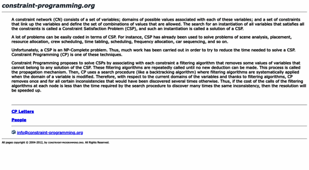 constraint-programming.com