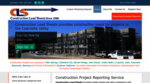 constructionleadsheets.com