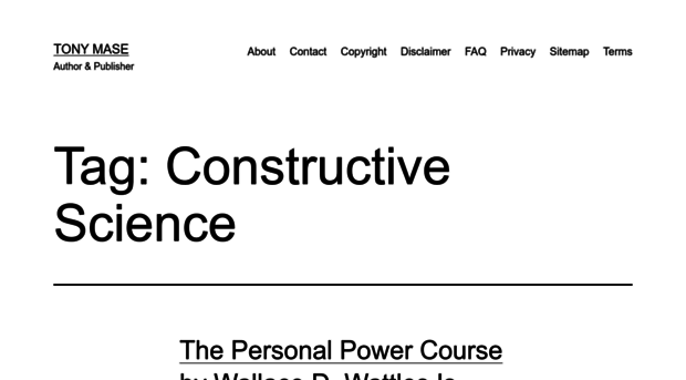 constructivescience.com