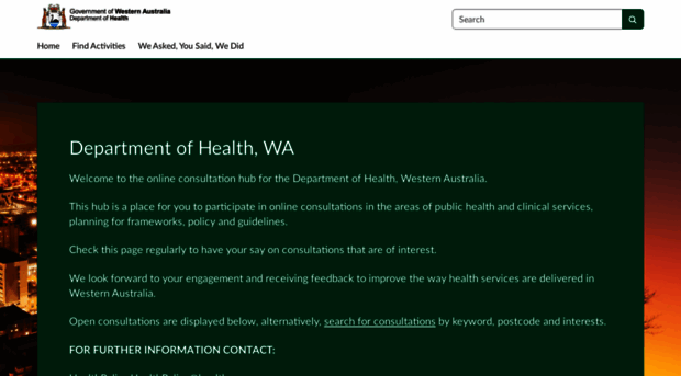 consultation.health.wa.gov.au